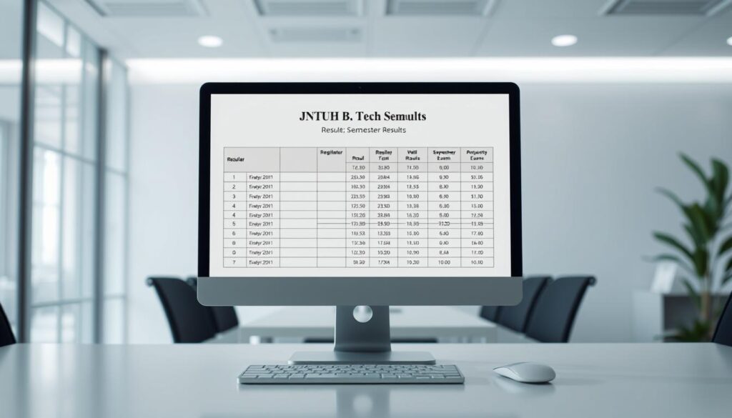 JNTUH B.Tech semester results