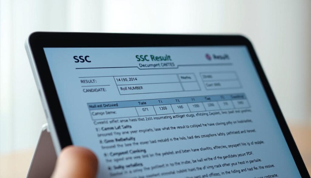 SSC result PDF details