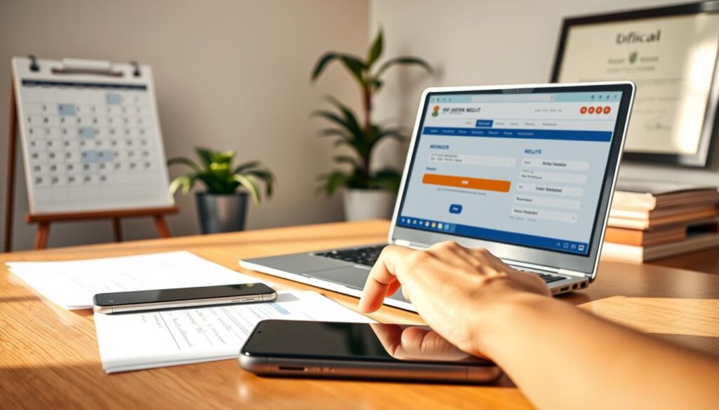 SSC result verification steps