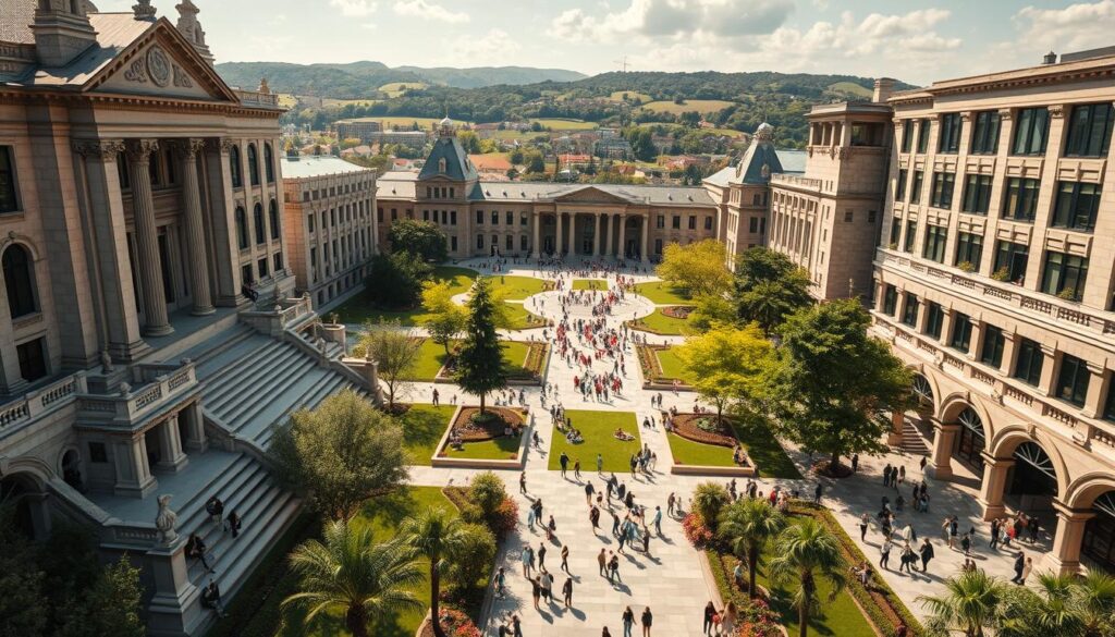 campuses and infrastructure universities india